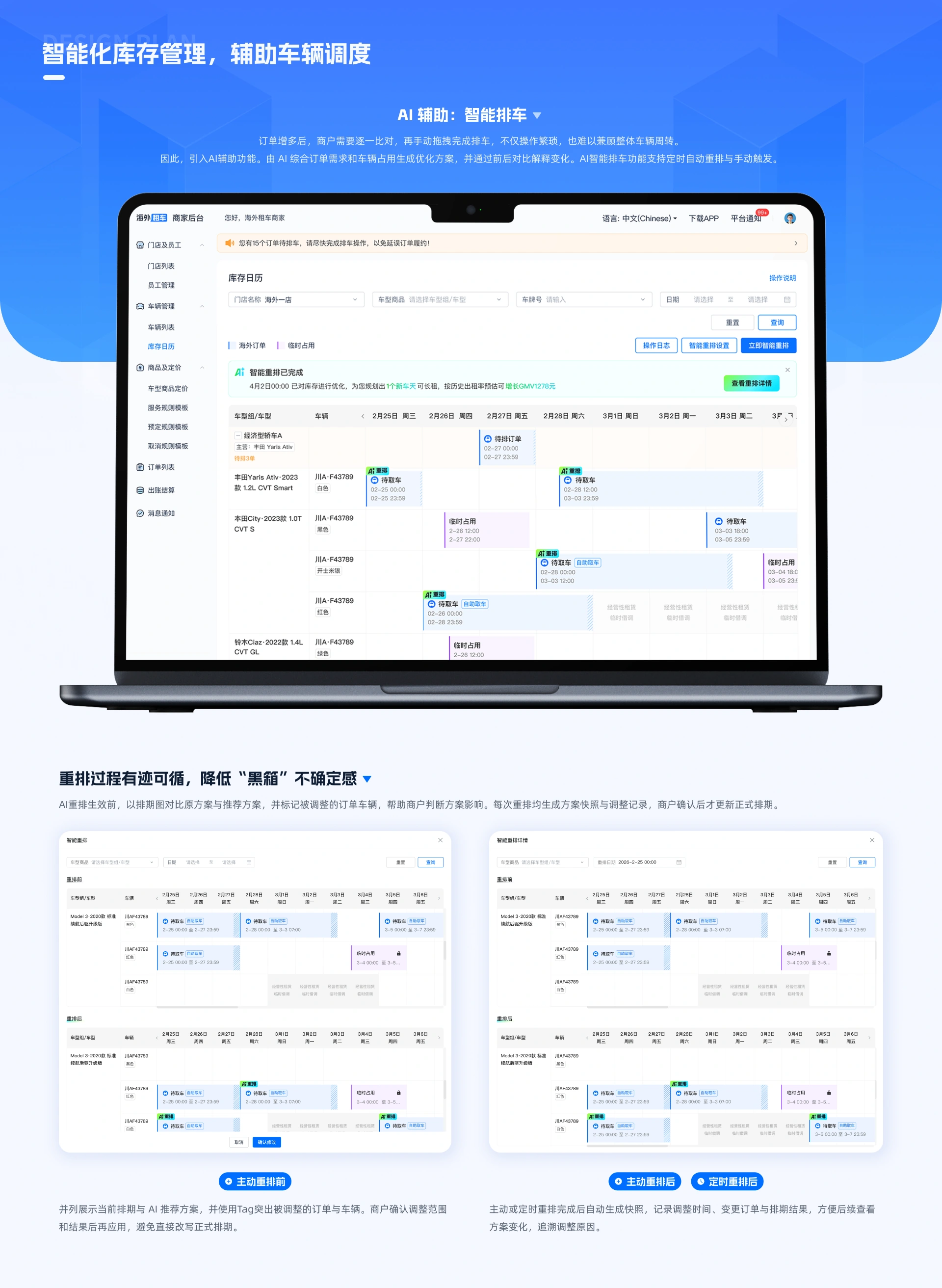 海外租车供给经营系统项目内容 15